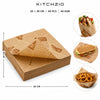 Kitchzio brown newspaper greaseproof sheets, 20x30cm, 50 per pack, 40 GSM