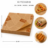 Kitchzio brown newspaper greaseproof sheets, 25x35cm, 50 per pack, 40 GSM