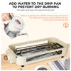 1500W countertop electric grill for steaks and kebabs