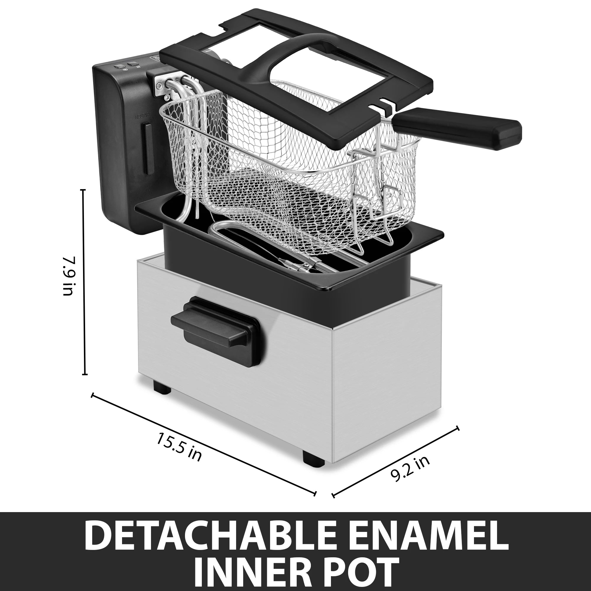 Electric Deep Fryer Stainless Steel Mesh Basket