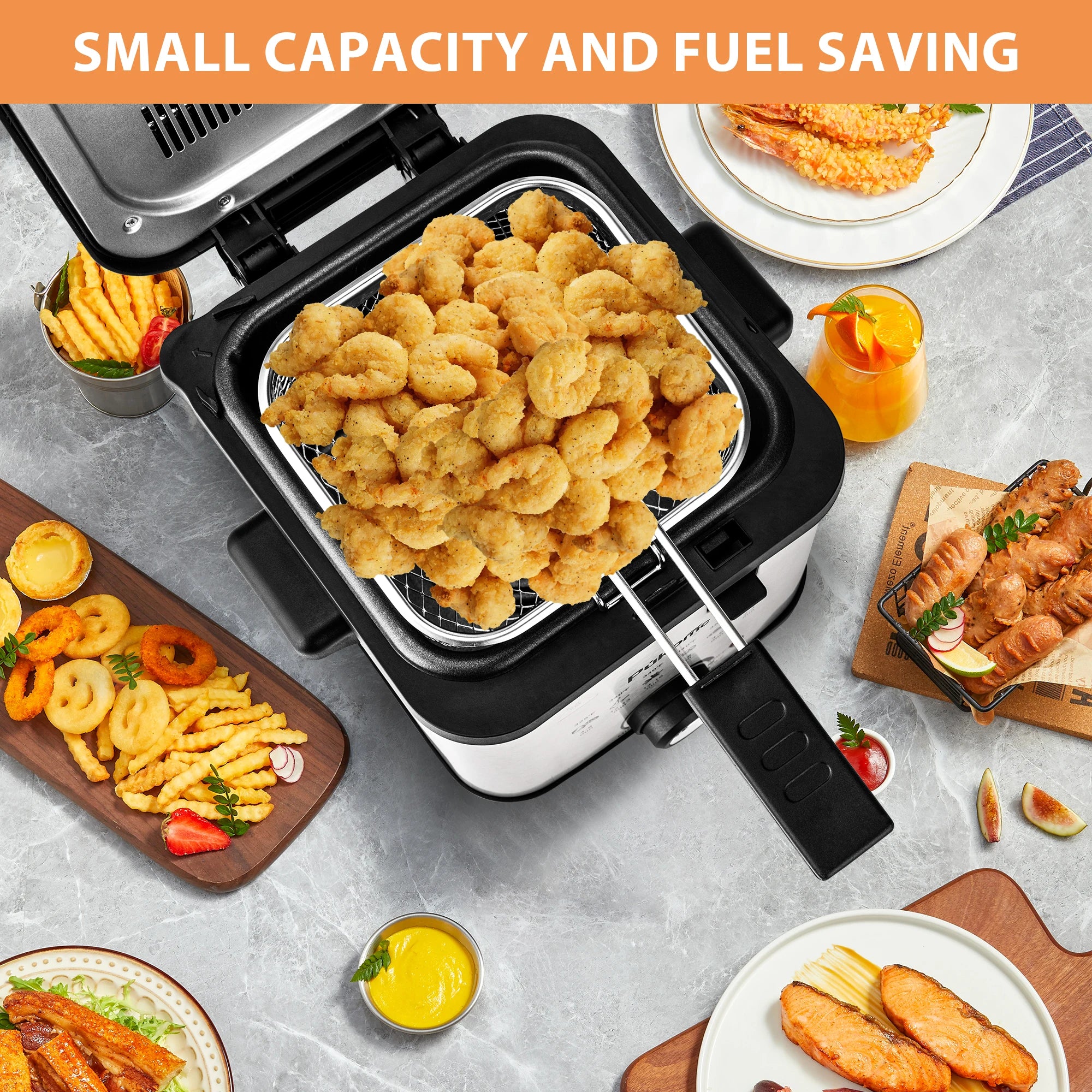 Electric Deep Fryer Stainless Steel Mesh Basket