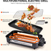 1500W countertop electric grill for steaks and kebabs