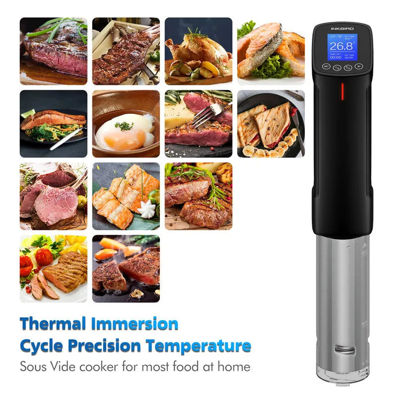 WiFi Sous Vide Cooker 1000W Precision Immersion Cooker