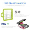 7-blade vegetable slicer, shredder, and grater set