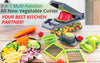 7-blade vegetable slicer, shredder, and grater set