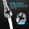 Rotating faucet aerator for kitchen sink