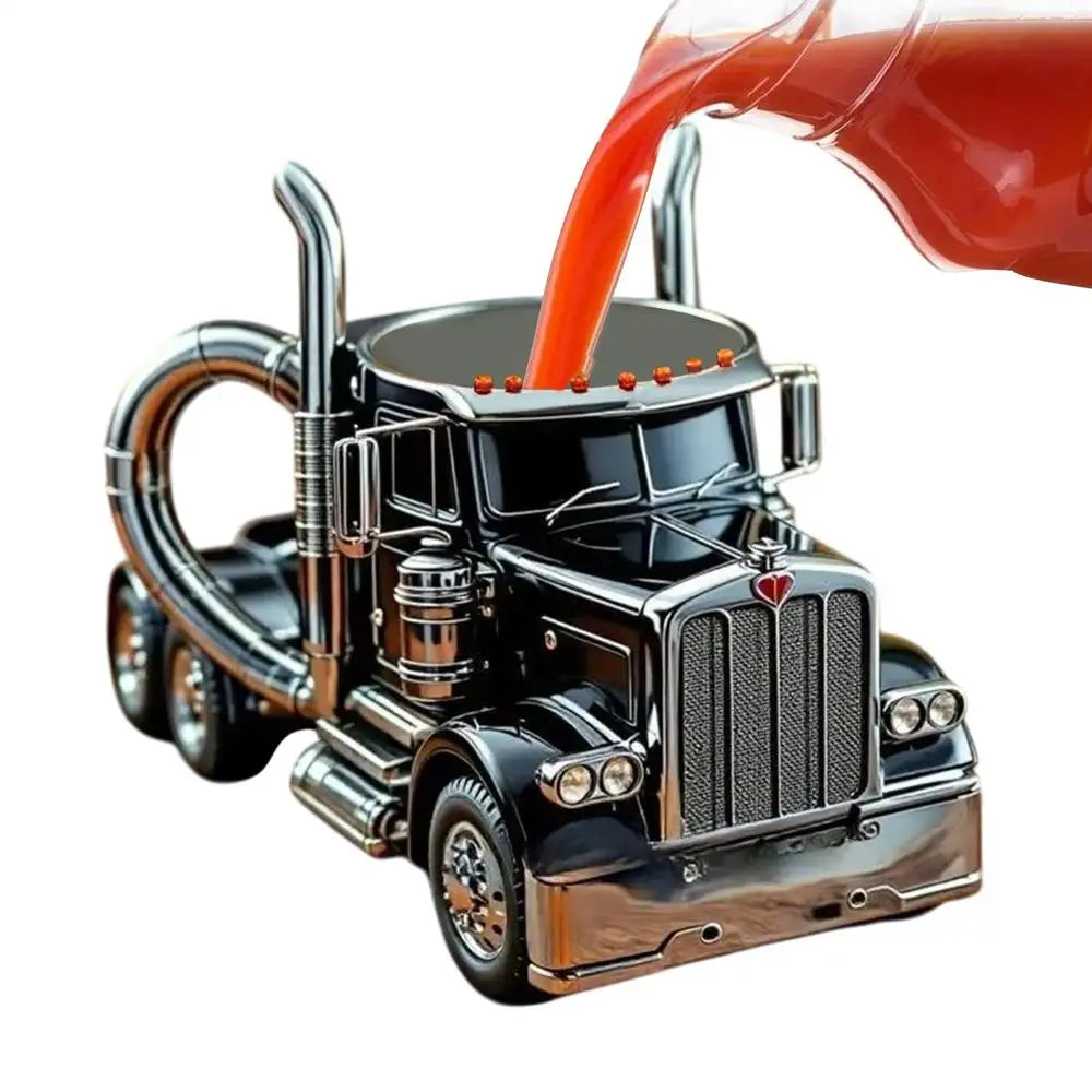 Truck Coffee Mug Semi Trailer Travel Cup