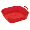 Reusable silicone liner for air fryer, microwave, and pressure cooker