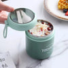 Stainless steel lunch box with spoon