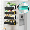 4-tier magnetic fridge spice rack for spice jars