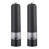 Electric seasoning grinder set with adjustable coarseness