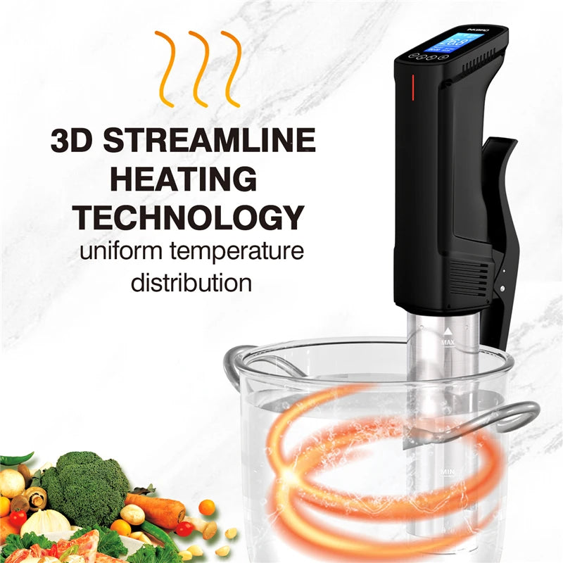 WiFi Sous Vide Cooker 1000W Precision Immersion Cooker
