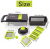 7-in-1 vegetable chopper for slicing, shredding, and dicing
