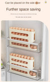 Multi-tier egg storage container for refrigerator