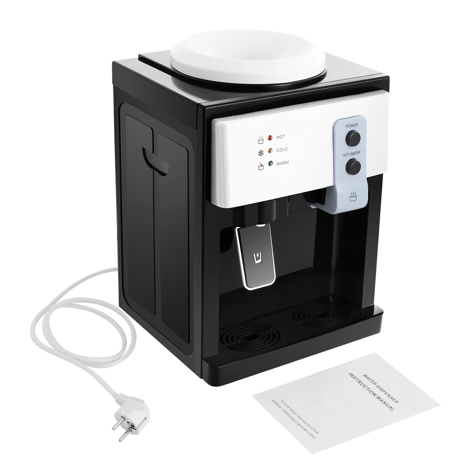 Hot & Cold Water Dispenser Desktop Top Load Machine