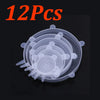 Reusable silicone stretch lids for bowls and cups