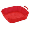 Reusable silicone liner for air fryer, microwave, and pressure cooker