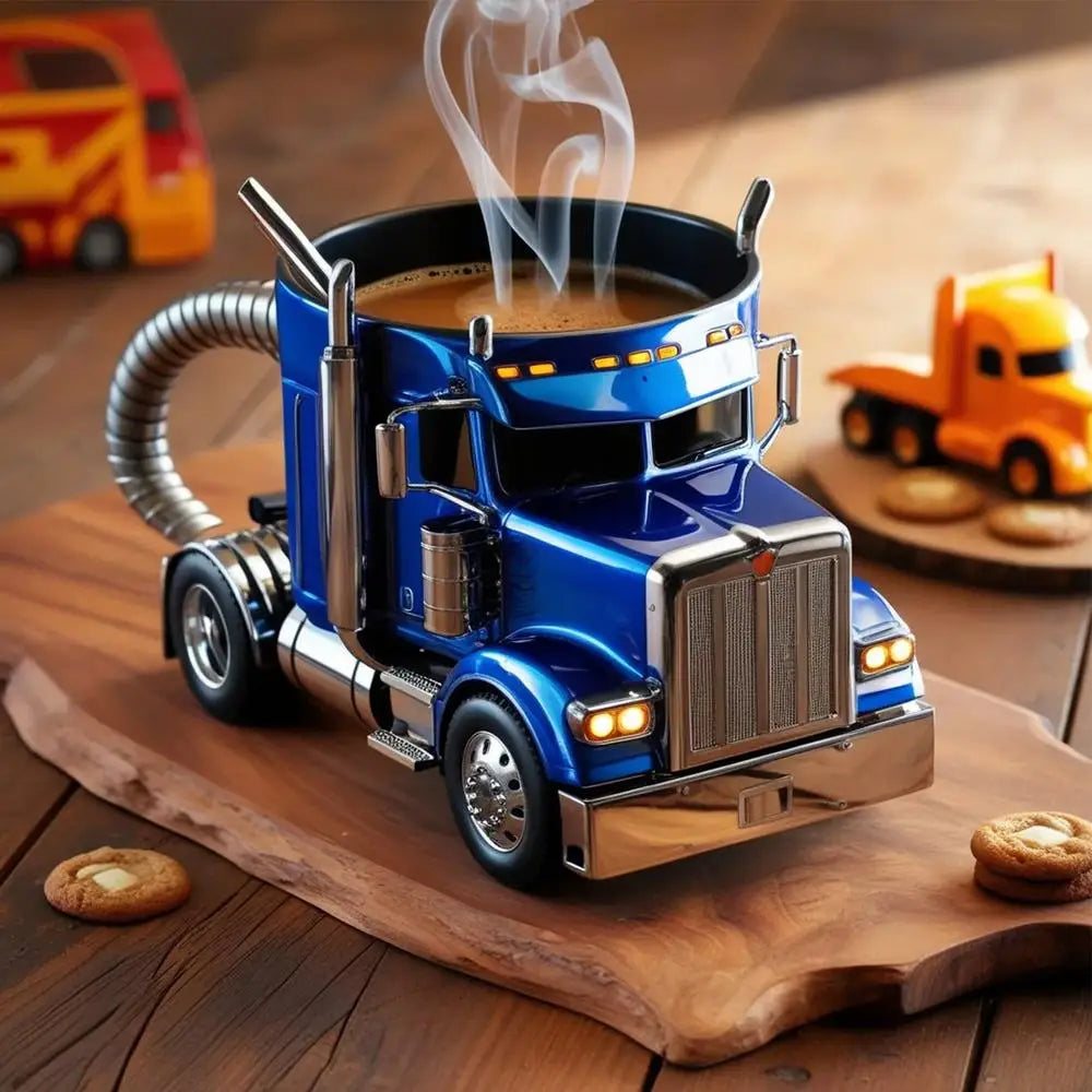 Truck Coffee Mug Semi Trailer Travel Cup