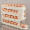 Rolling egg storage box for fridge