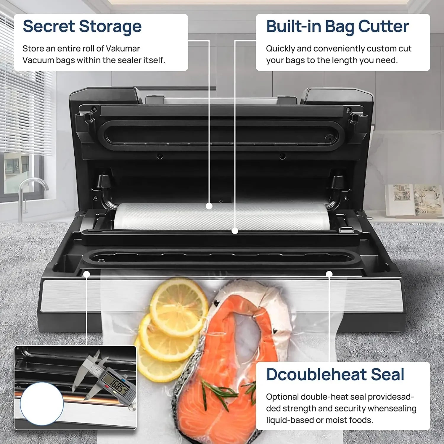 Vacuum Sealer Machine Food Storage Vacuum Pack Machine