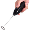 Cordless milk frother for coffee foam
