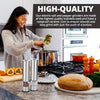 One-handed electric spice grinder with ceramic core