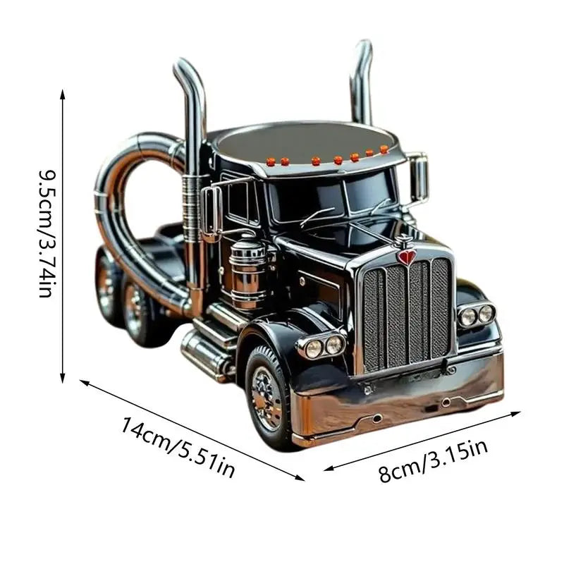 Truck Coffee Mug Semi Trailer Travel Cup