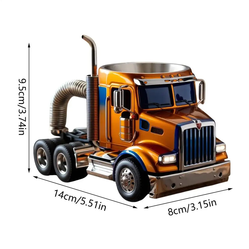 Truck Coffee Mug Semi Trailer Travel Cup