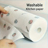 Washable reusable kitchen cloths, tear-off sheets