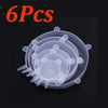 Stretchable silicone bowl covers, reusable