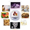 Compact digital scale with 0.1g precision and backlit LCD