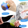 Stretchable silicone bowl covers, reusable