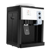 Hot and cold desktop water dispenser, top-loading