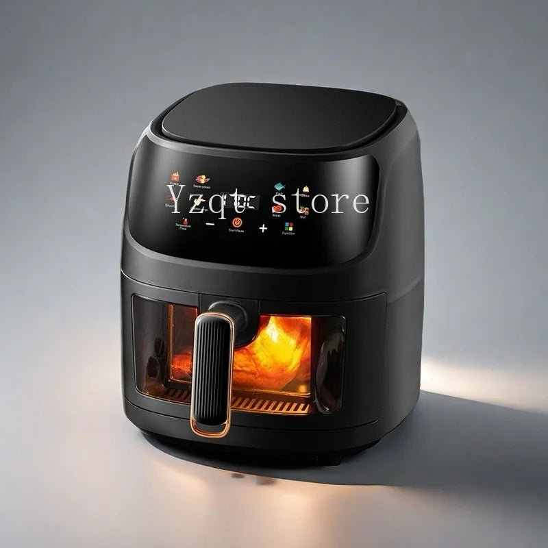 8L Airfryer Large Capacity Smart Touch Oven Visual Multifunctional Air Electric Fryer Electric Fryer French Fry Machine