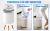 Hands-free automatic waste bin with lid