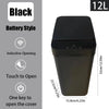Motion sensor waste bin with auto-close lid