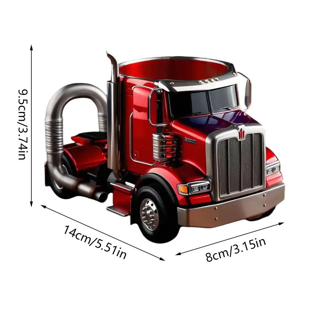 Truck Coffee Mug Semi Trailer Travel Cup