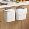 Compost bin on kitchen countertop