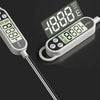 Probe thermometer used with milk