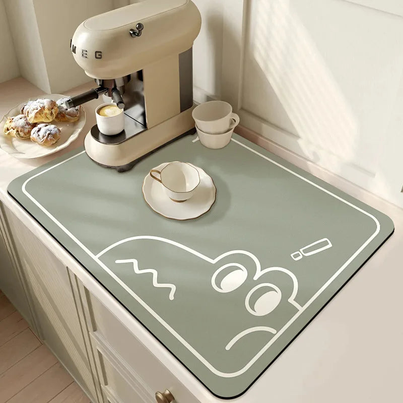 Kitchen Drying Mat Super Absorbent Anti Slip Drain Mat