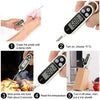 Digital cooking thermometer for grilling and baking