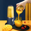 Portable blender bottle in blue color option