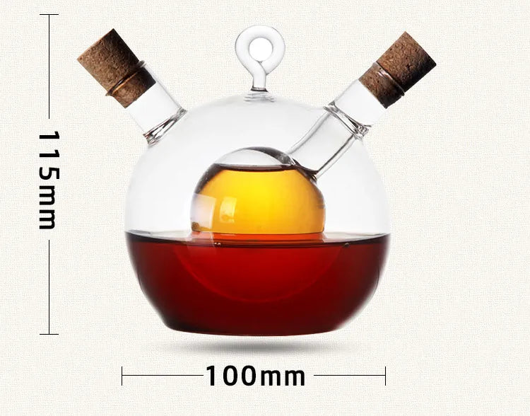 2-in-1 Oil & Vinegar Glass Dispenser