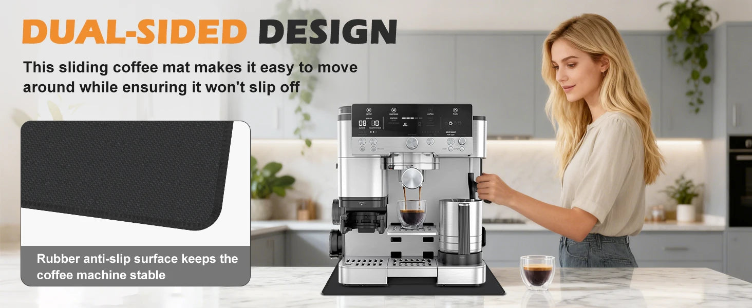Sliding Pad for Ninja Espresso Coffee Machine ES601/ES701 Anti Slip Base Sliding Pad