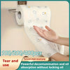 Reusable tear-off cleaning cloths in a roll