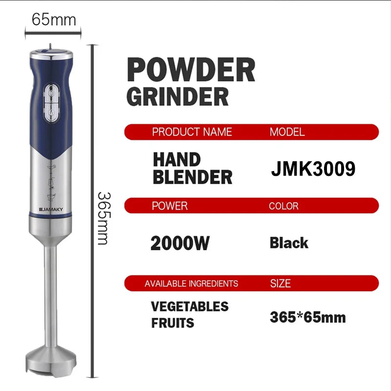 Handheld Blender Food Processor Meat Grinder