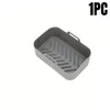 Reusable silicone air fryer tray for dual baskets