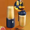 Portable electric blender bottle with stainless steel blade attachment