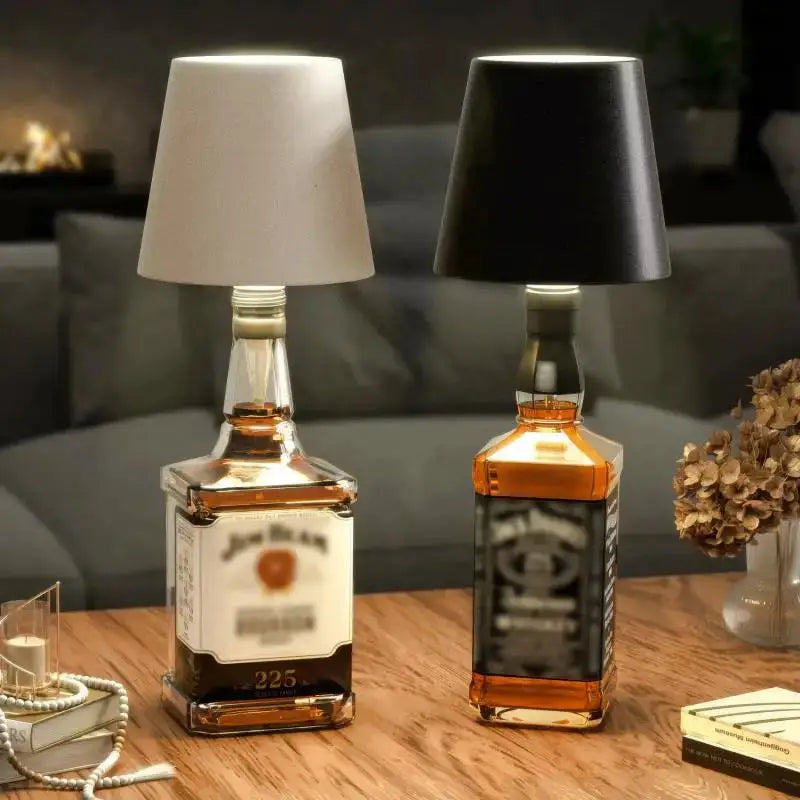 Wine Bottle LED Table Lamp USB Rechargeable Night Light