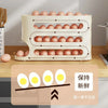 Rolling egg storage box for fridge